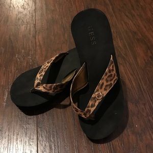 Cheetah Print Guess Sandals